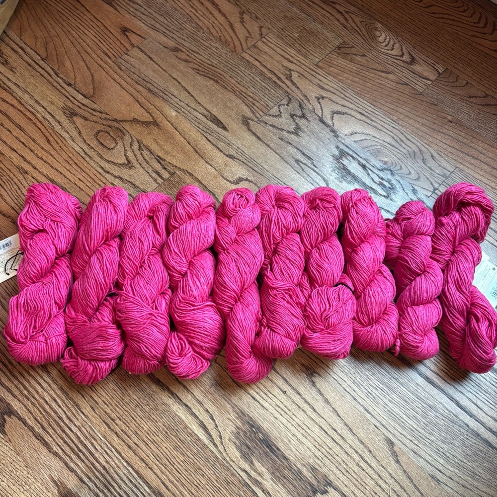 Noro Yarn KASHIRUKURU Lot of 10 Cashmere Silk Knitting #102 Pink Wool Polyamide